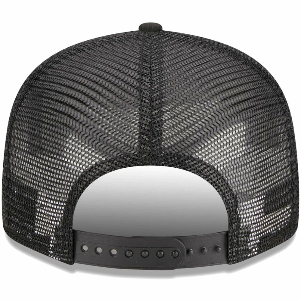 Chicago White Sox Scratch Squared Trucker 9FIFTY Snapback Hat - Black | New Era