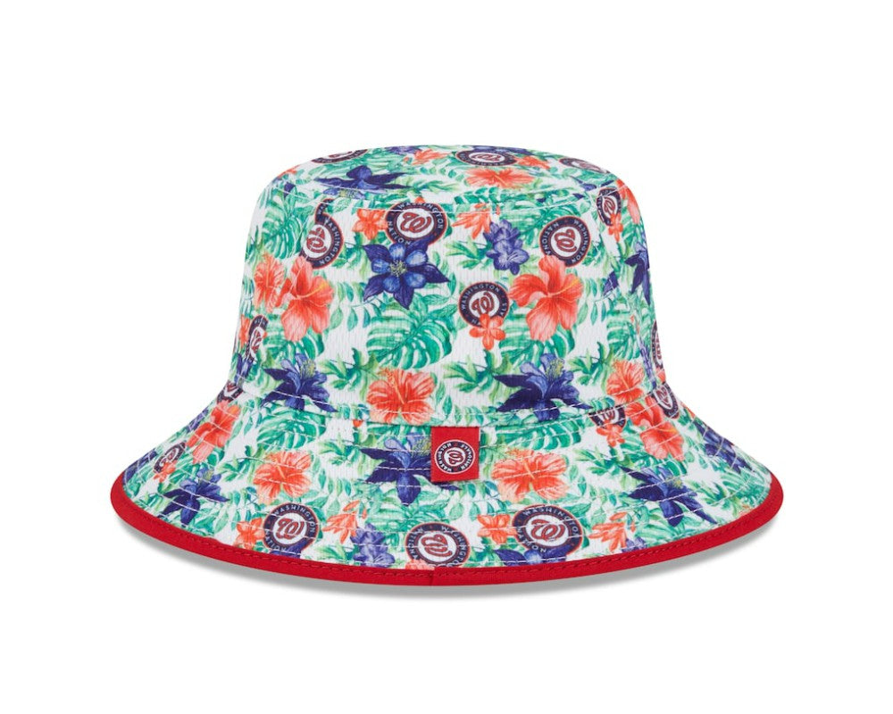 Washington Nationals Tropic Floral Bucket Hat | New Era