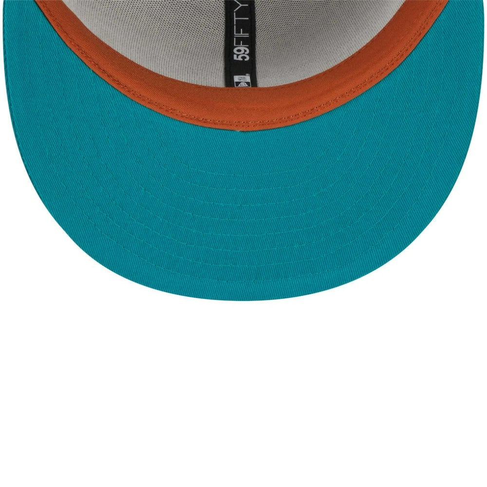 Chicago Cubs  59FIFTY Fitted Hat - Gray/Teal | New Era