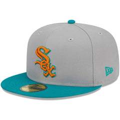 Chicago White Sox  59FIFTY Fitted Hat - Gray/Teal | New Era