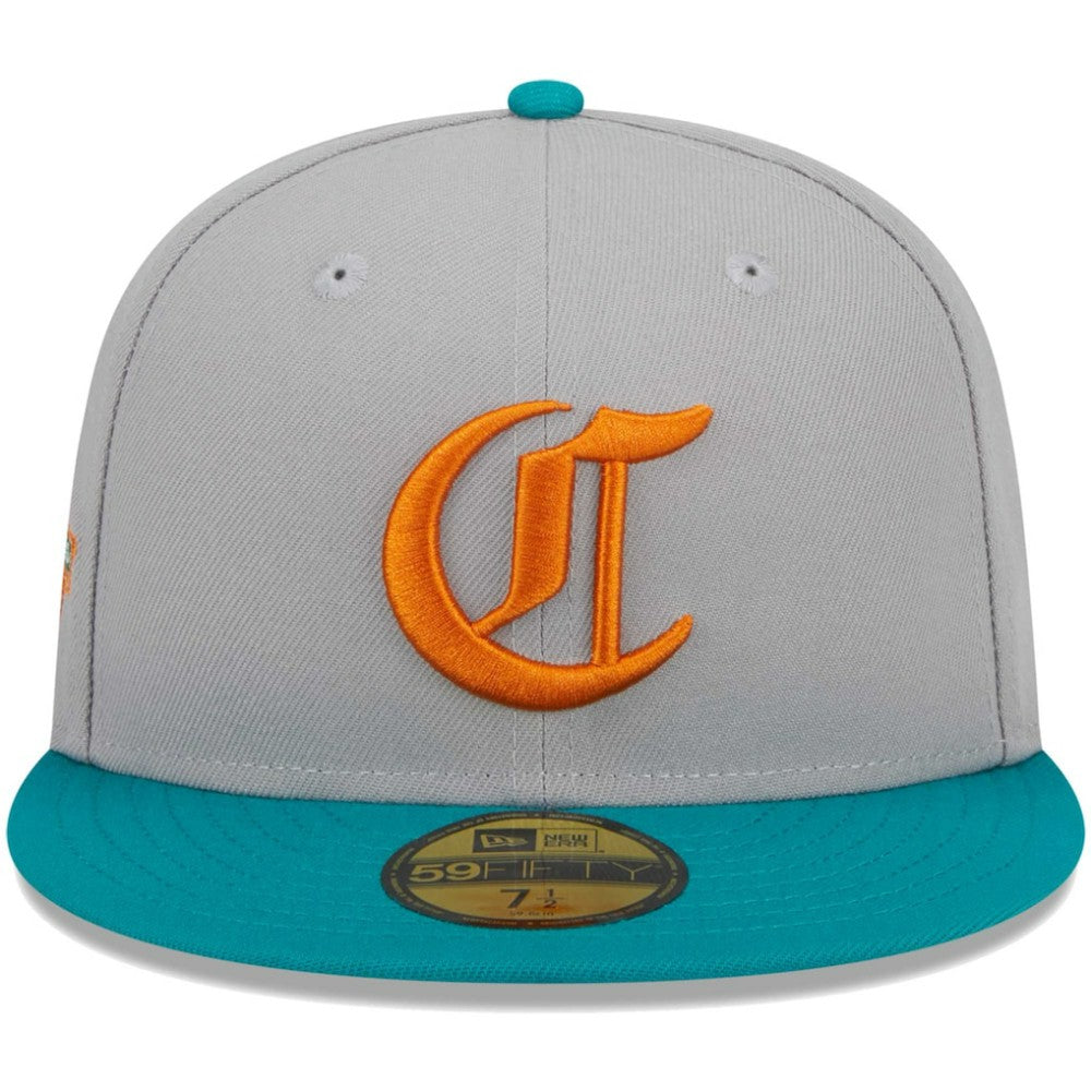 Cincinnati Reds  59FIFTY Fitted Hat - Gray/Teal | New Era
