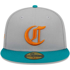Cincinnati Reds  59FIFTY Fitted Hat - Gray/Teal | New Era