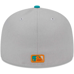 Los Angeles Dodgers  59FIFTY Fitted Hat - Gray/Teal | New Era