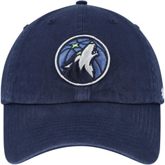 Minnesota Timberwolves '47 Core Logo Clean Up Adjustable Hat - Navy | 47 brand shop