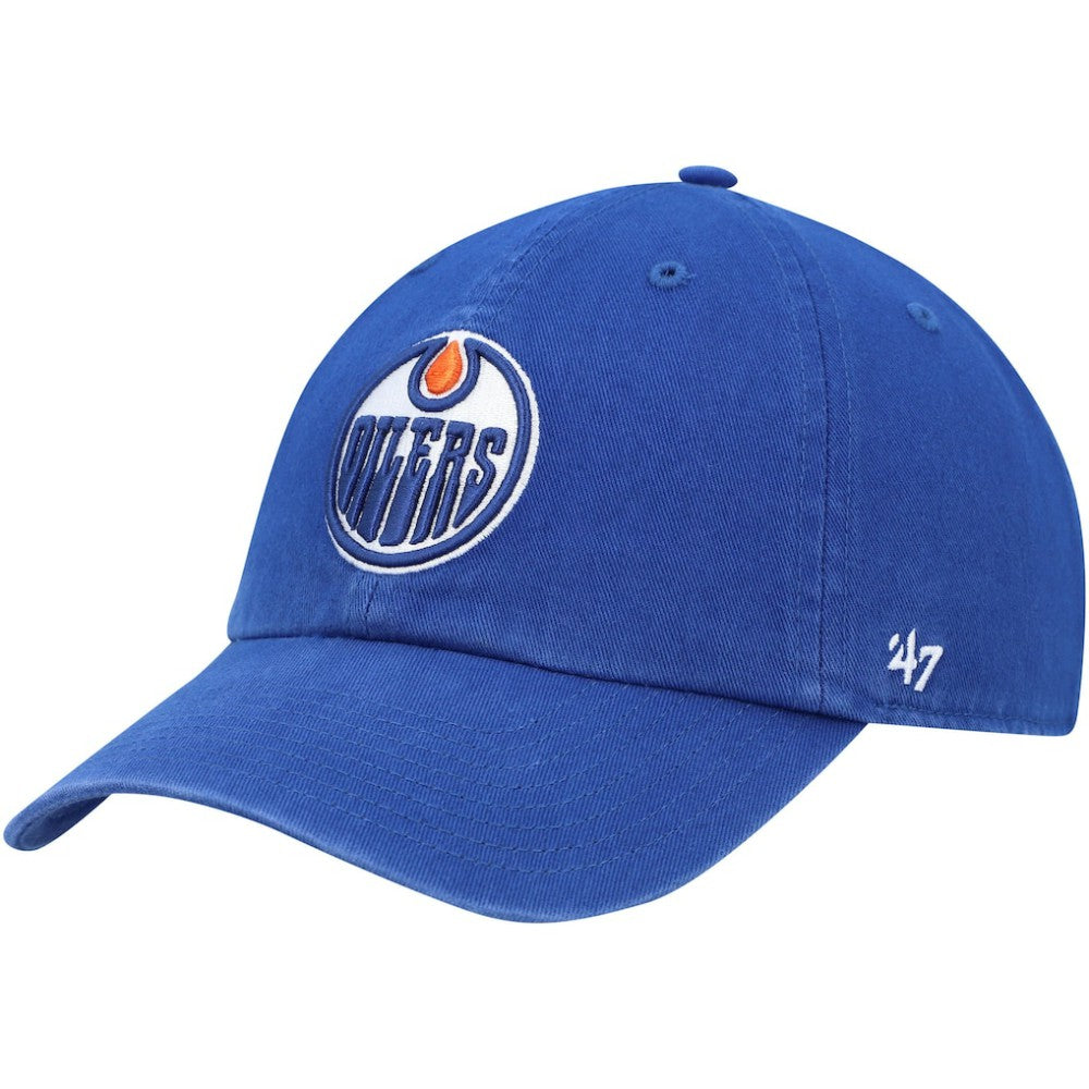 Edmonton Oilers '47 Clean Up Adjustable Hat Royal