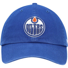Edmonton Oilers '47 Clean Up Adjustable Hat Royal
