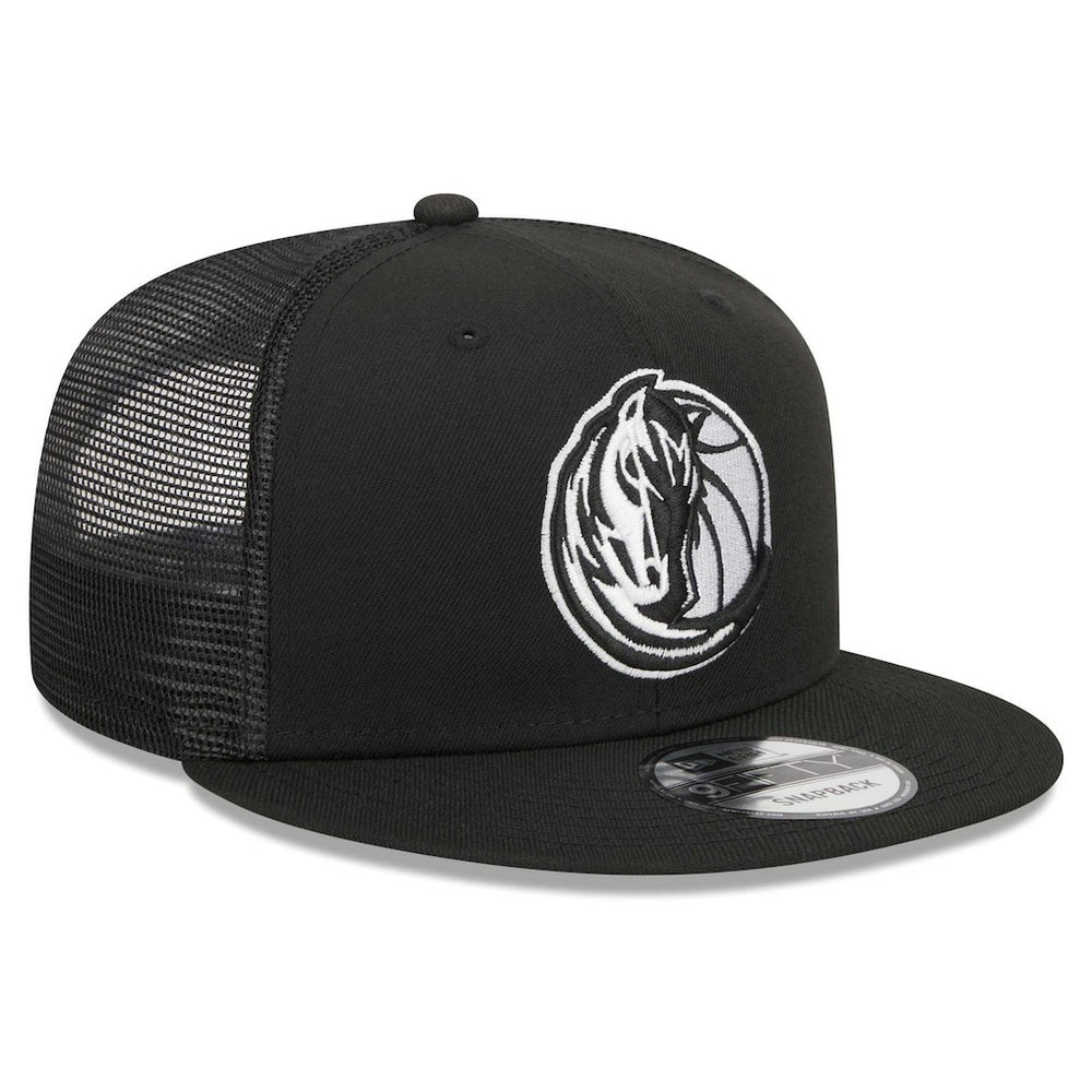 Dallas Mavericks 9FIFTY Snapback Trucker Hat sale - Black | New Era cheap
