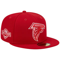 Atlanta Falcons New Era 1994 Hawaii Pro Bowl Main Patch 59FIFTY Fitted Hat - Scarlet on sale