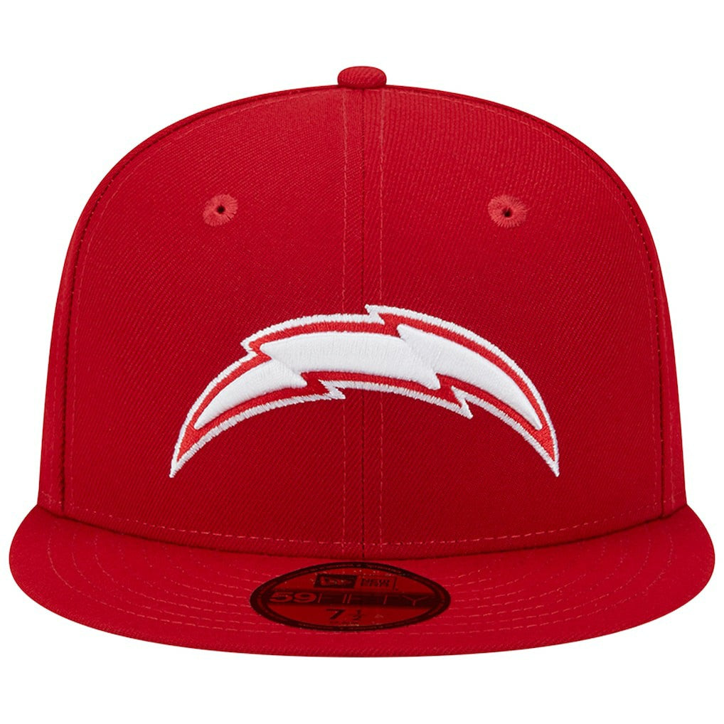 Los Angeles Chargers New Era Super Bowl XXIX Main Patch 59FIFTY Fitted Hat - Scarlet cheap