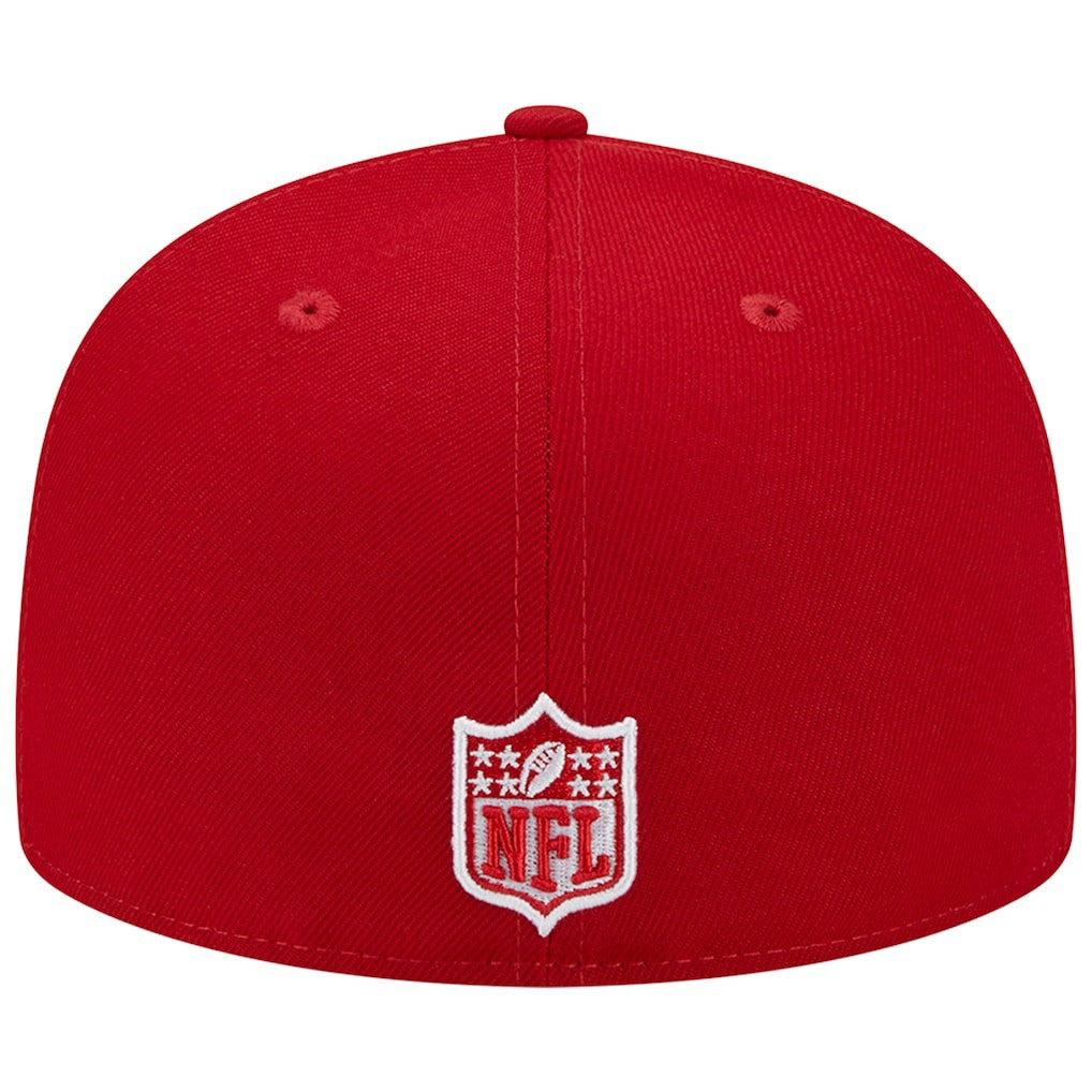 Los Angeles Chargers New Era Super Bowl XXIX Main Patch 59FIFTY Fitted Hat - Scarlet cheap