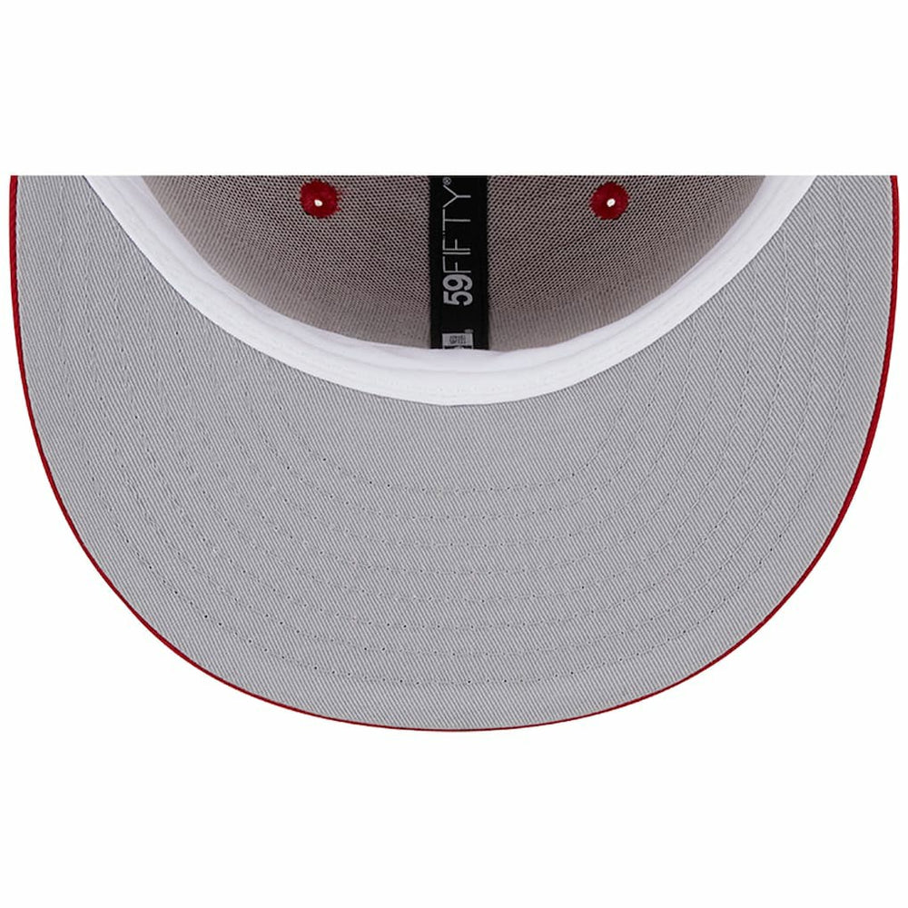Los Angeles Chargers New Era Super Bowl XXIX Main Patch 59FIFTY Fitted Hat - Scarlet cheap