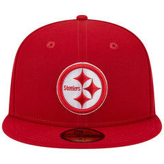 Pittsburgh Steelers New Era Super Bowl XLIII Main Patch 59FIFTY Fitted Hat - Scarlet cheap
