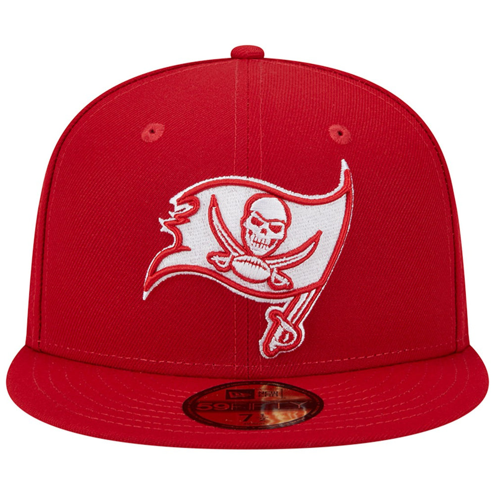 Tampa Bay Buccaneers New Era Super Bowl XXXVII Main Patch 59FIFTY Fitted Hat - Scarlet for sale
