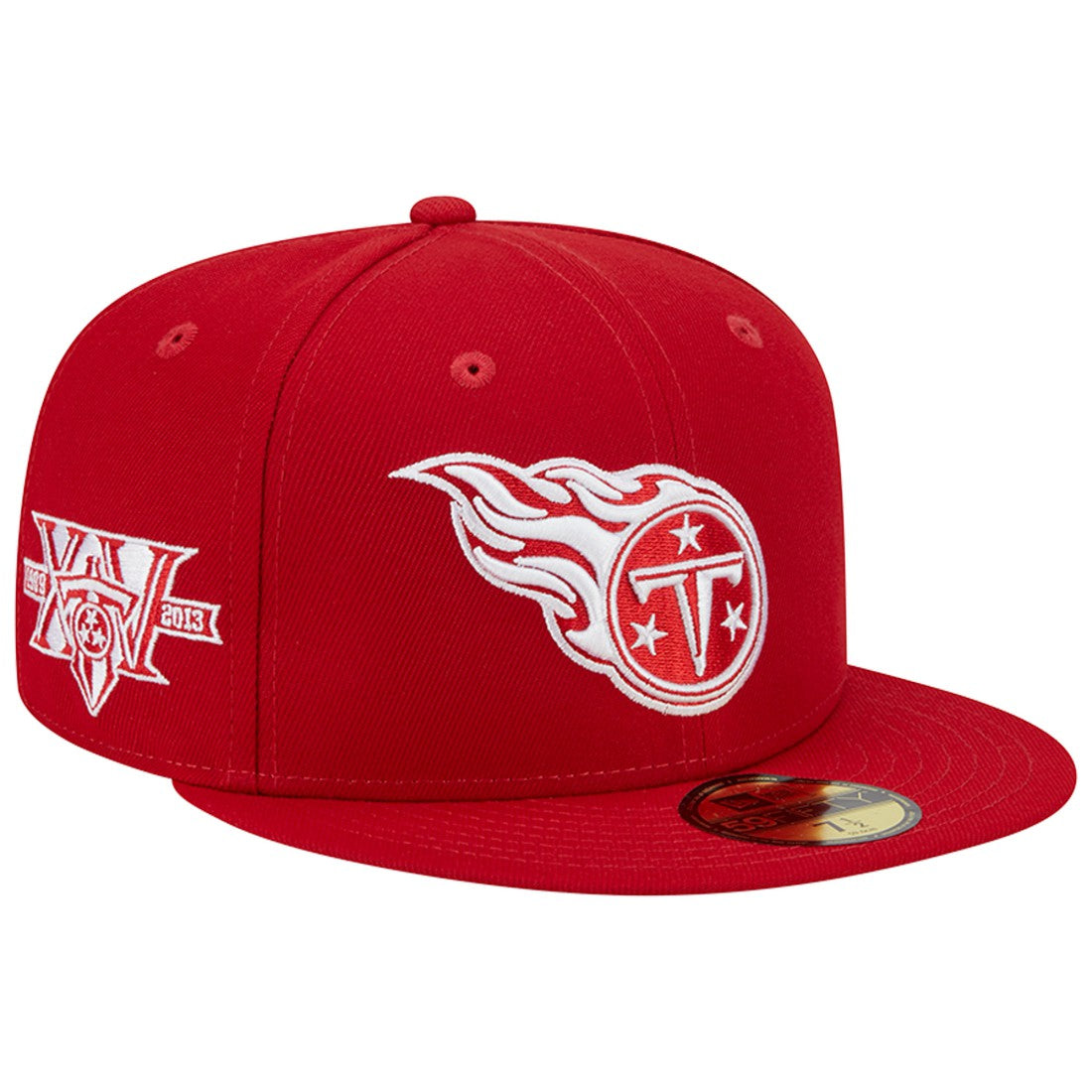 Tennessee Titans New Era 15 Years Main Patch 59FIFTY Fitted Hat - Scarlet outlet