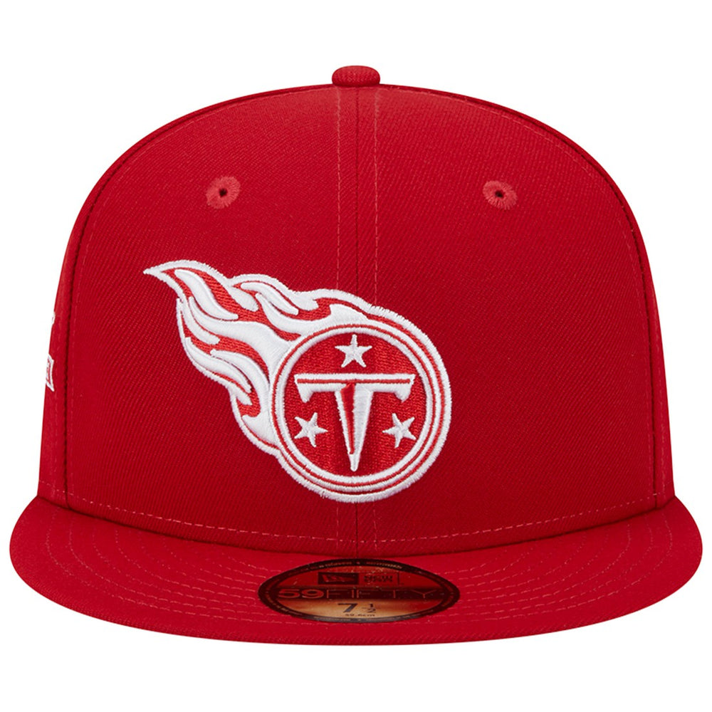 Tennessee Titans New Era 15 Years Main Patch 59FIFTY Fitted Hat - Scarlet outlet