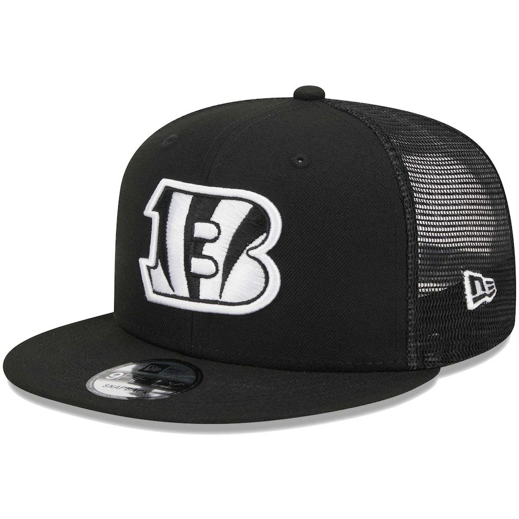 Cincinnati Bengals New Era Main Trucker 9FIFTY Snapback Hat - Black outlet