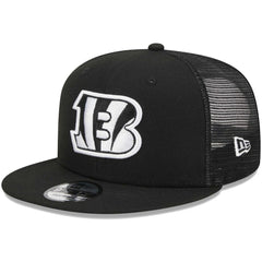 Cincinnati Bengals New Era Main Trucker 9FIFTY Snapback Hat - Black outlet