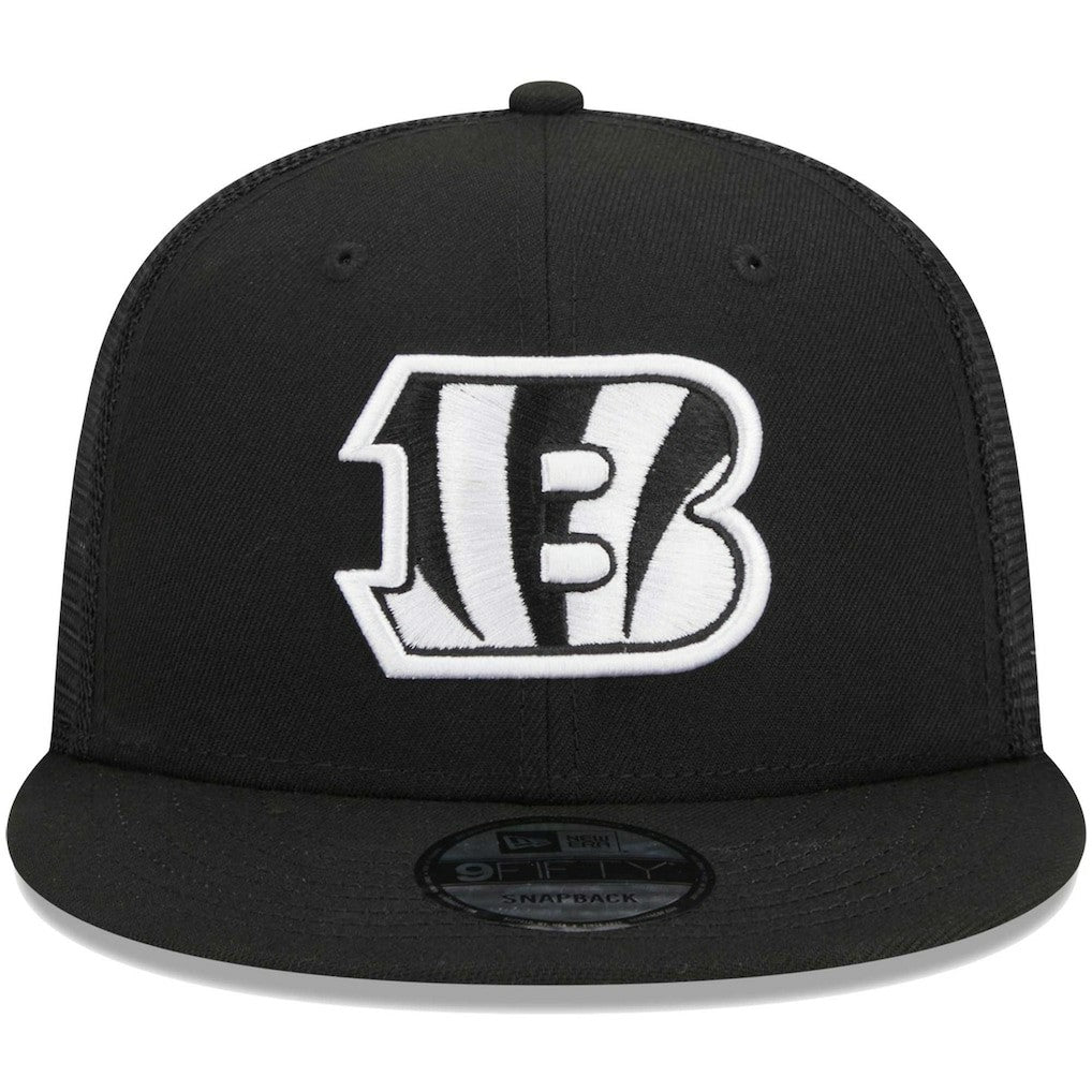 Cincinnati Bengals New Era Main Trucker 9FIFTY Snapback Hat - Black outlet