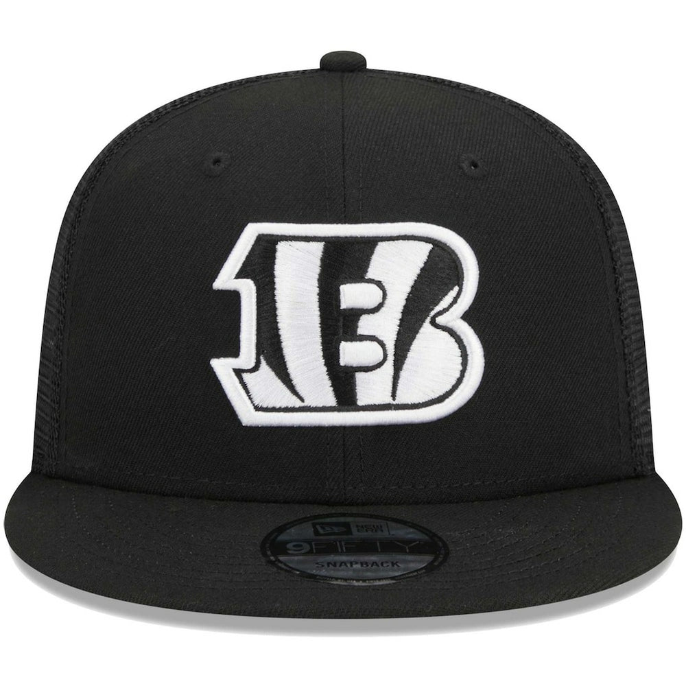 Cincinnati Bengals New Era Main Trucker 9FIFTY Snapback Hat - Black outlet