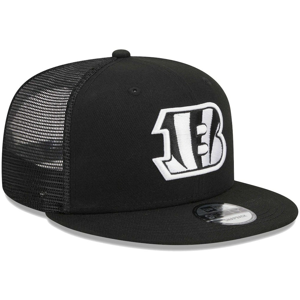 Cincinnati Bengals New Era Main Trucker 9FIFTY Snapback Hat - Black outlet