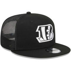 Cincinnati Bengals New Era Main Trucker 9FIFTY Snapback Hat - Black outlet