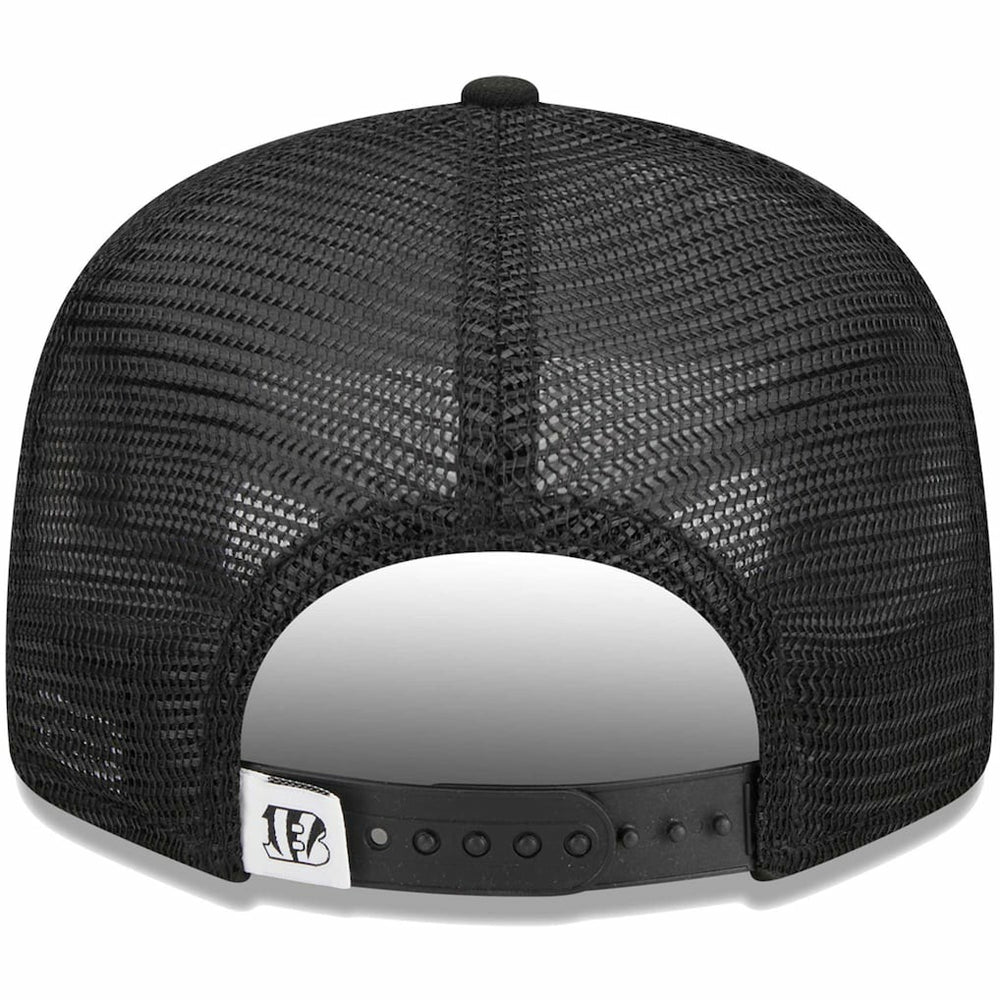 Cincinnati Bengals New Era Main Trucker 9FIFTY Snapback Hat - Black outlet