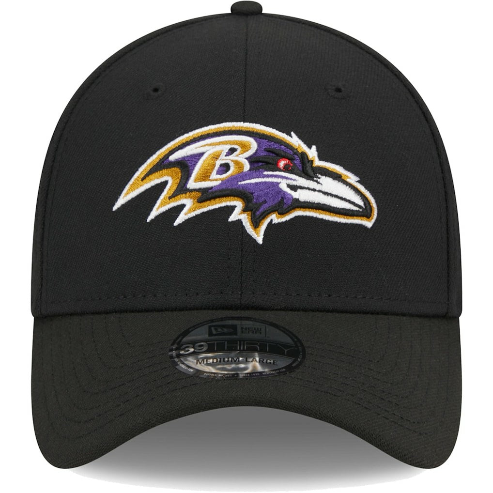Baltimore Ravens New Era Main 39THIRTY Flex Hat - Black sale