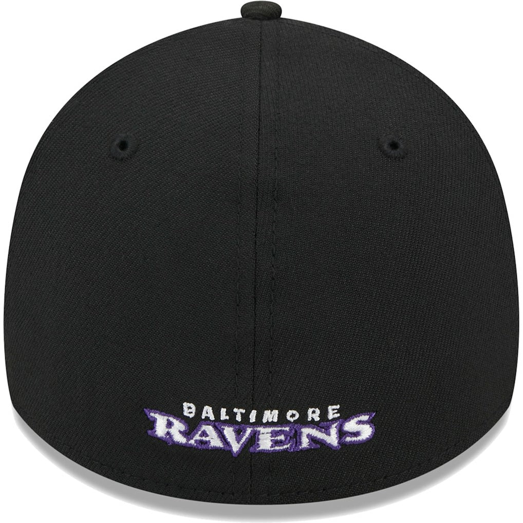 Baltimore Ravens New Era Main 39THIRTY Flex Hat - Black sale