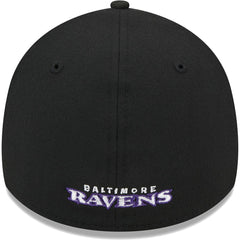 Baltimore Ravens New Era Main 39THIRTY Flex Hat - Black sale