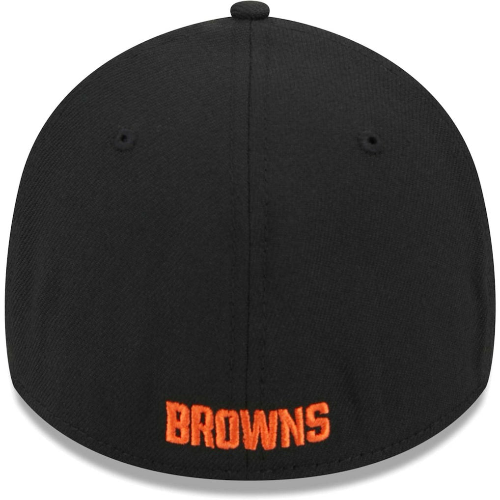 Cleveland Browns New Era Main 39THIRTY Flex Hat - Black outlet