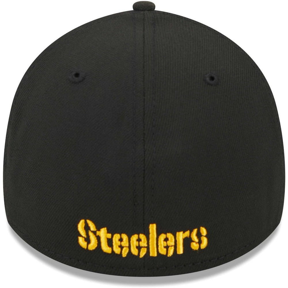 Pittsburgh Steelers New Era Main 39THIRTY Flex Hat - Black cheap