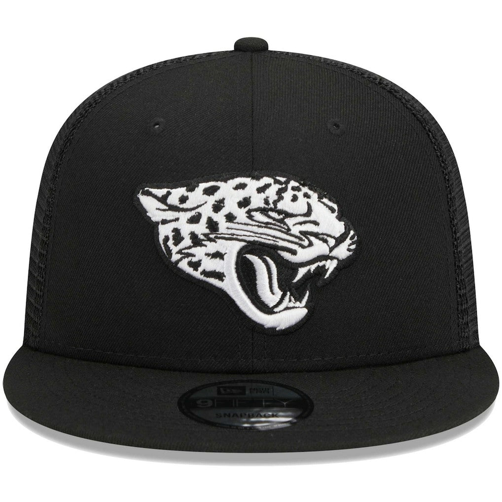 Jacksonville Jaguars New Era Main Trucker 9FIFTY Snapback Hat - Black online