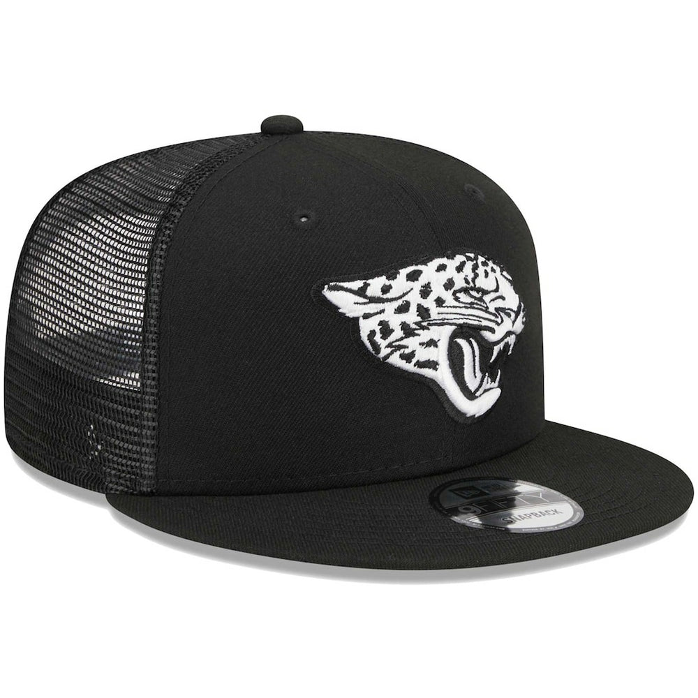 Jacksonville Jaguars New Era Main Trucker 9FIFTY Snapback Hat - Black online