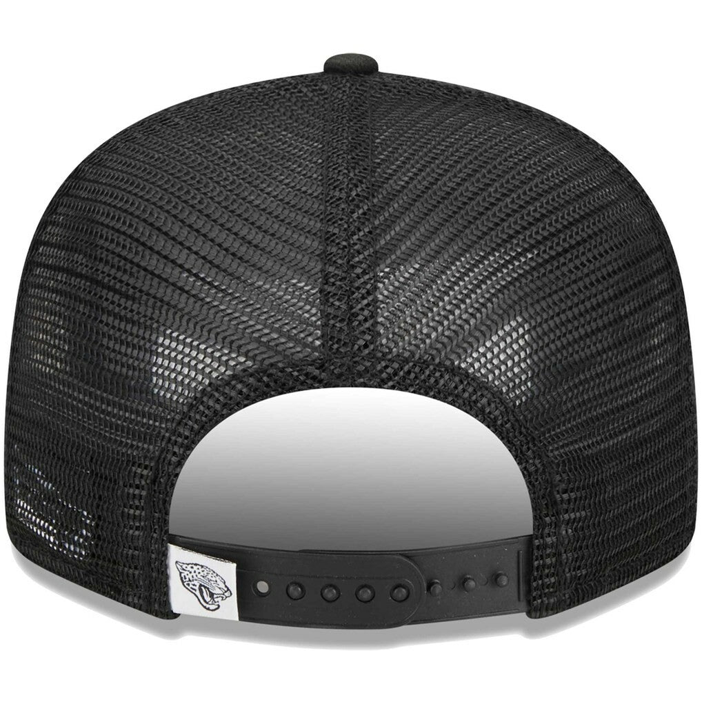Jacksonville Jaguars New Era Main Trucker 9FIFTY Snapback Hat - Black online