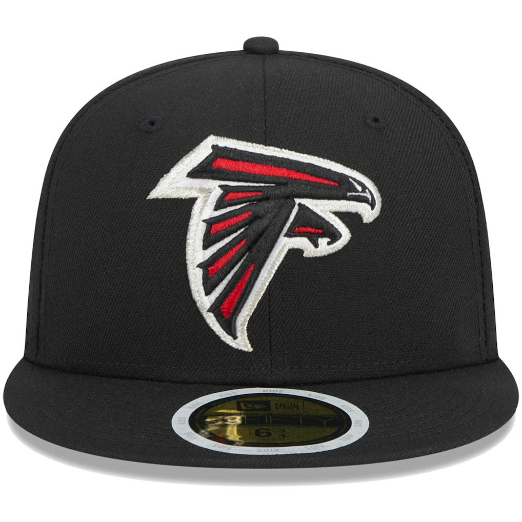 Atlanta Falcons New Era Youth Main 59FIFTY Fitted Hat - Black sale