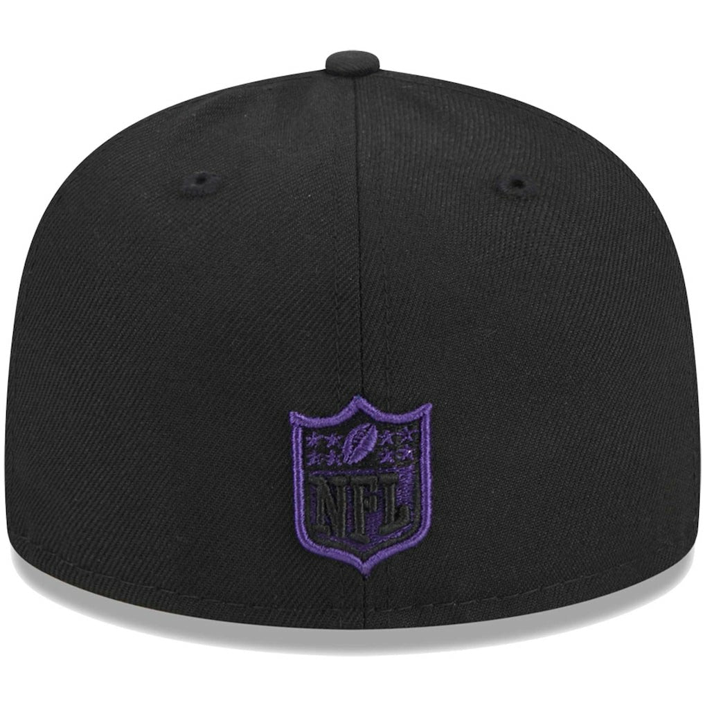 Baltimore Ravens New Era Youth Main 59FIFTY Fitted Hat - Black on sale