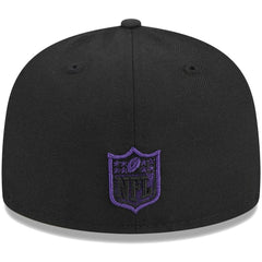 Baltimore Ravens New Era Youth Main 59FIFTY Fitted Hat - Black on sale