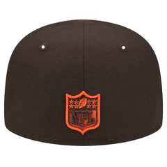 Cleveland Browns New Era Main 59FIFTY Fitted Hat - Brown for sale