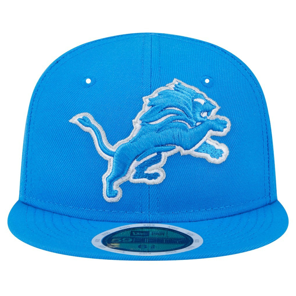 Detroit Lions New Era Main 59FIFTY Fitted Hat - Blue sale