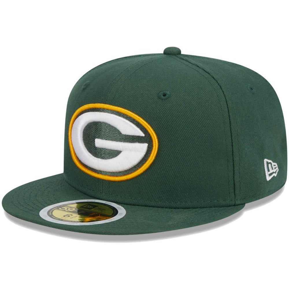 Green Bay Packers New Era Youth Main 59FIFTY Fitted Hat - Green sale