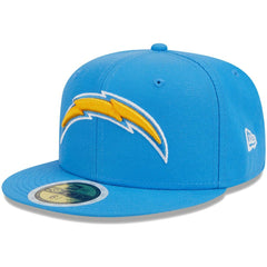 Los Angeles Chargers New Era Youth Main 59FIFTY Fitted Hat - Powder Blue online
