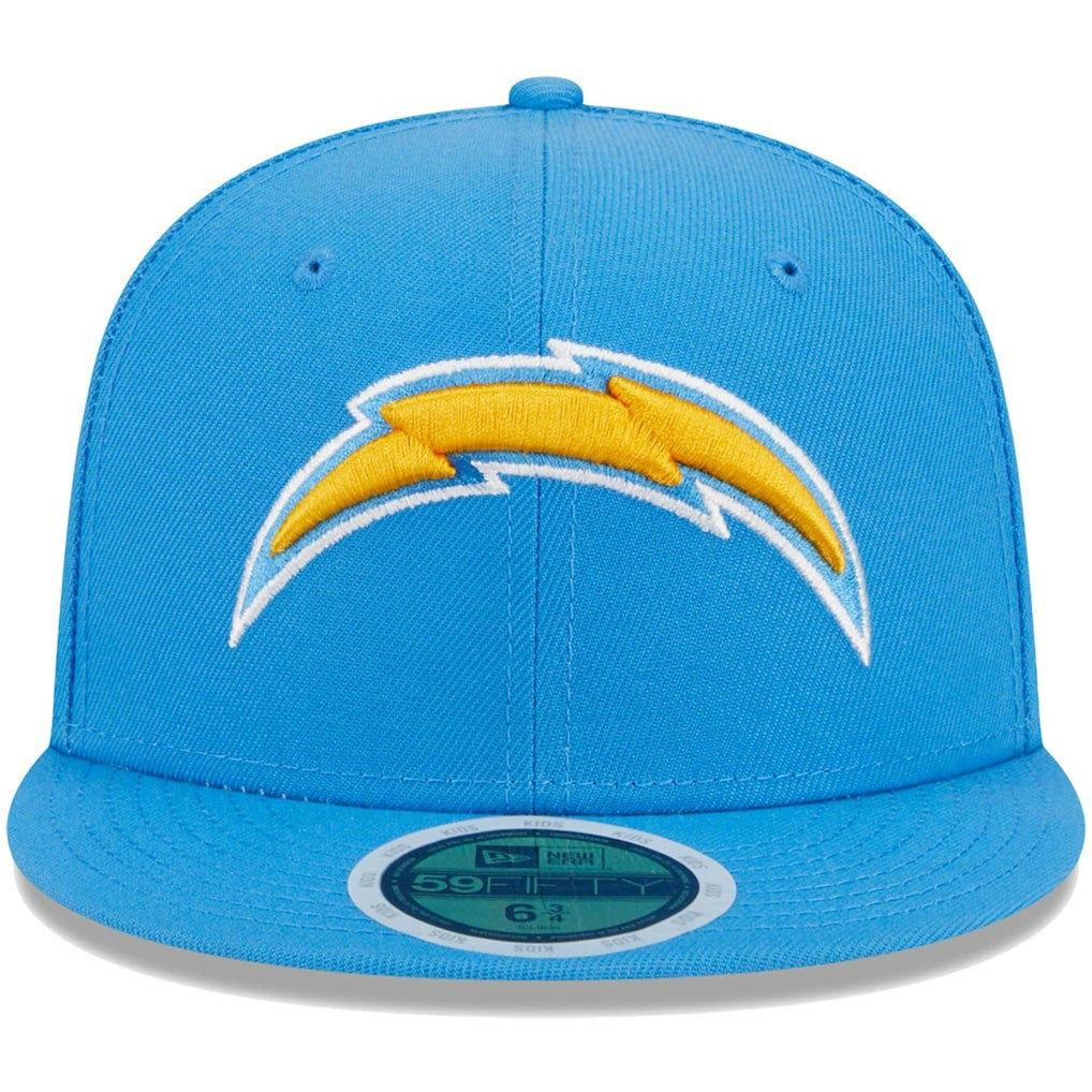 Los Angeles Chargers New Era Youth Main 59FIFTY Fitted Hat - Powder Blue online