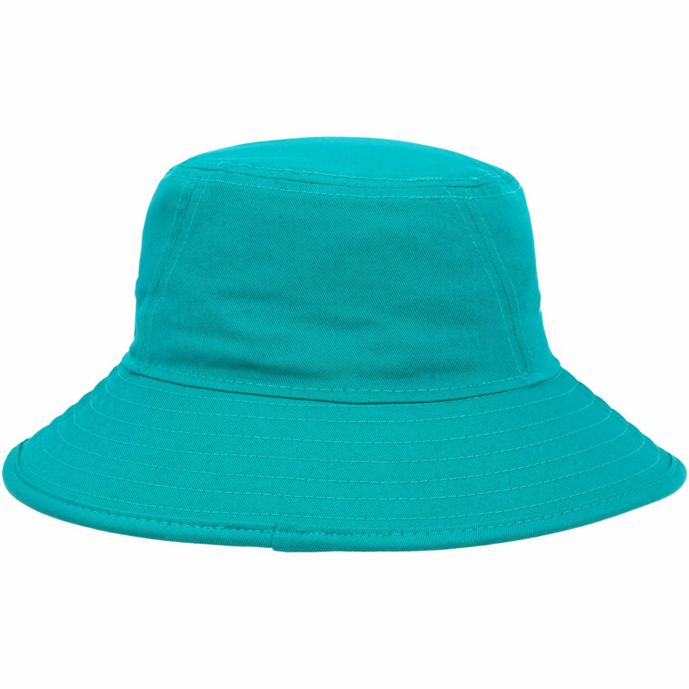 Miami Dolphins New Era Throwback Logo Main Bucket Hat - Aqua discount