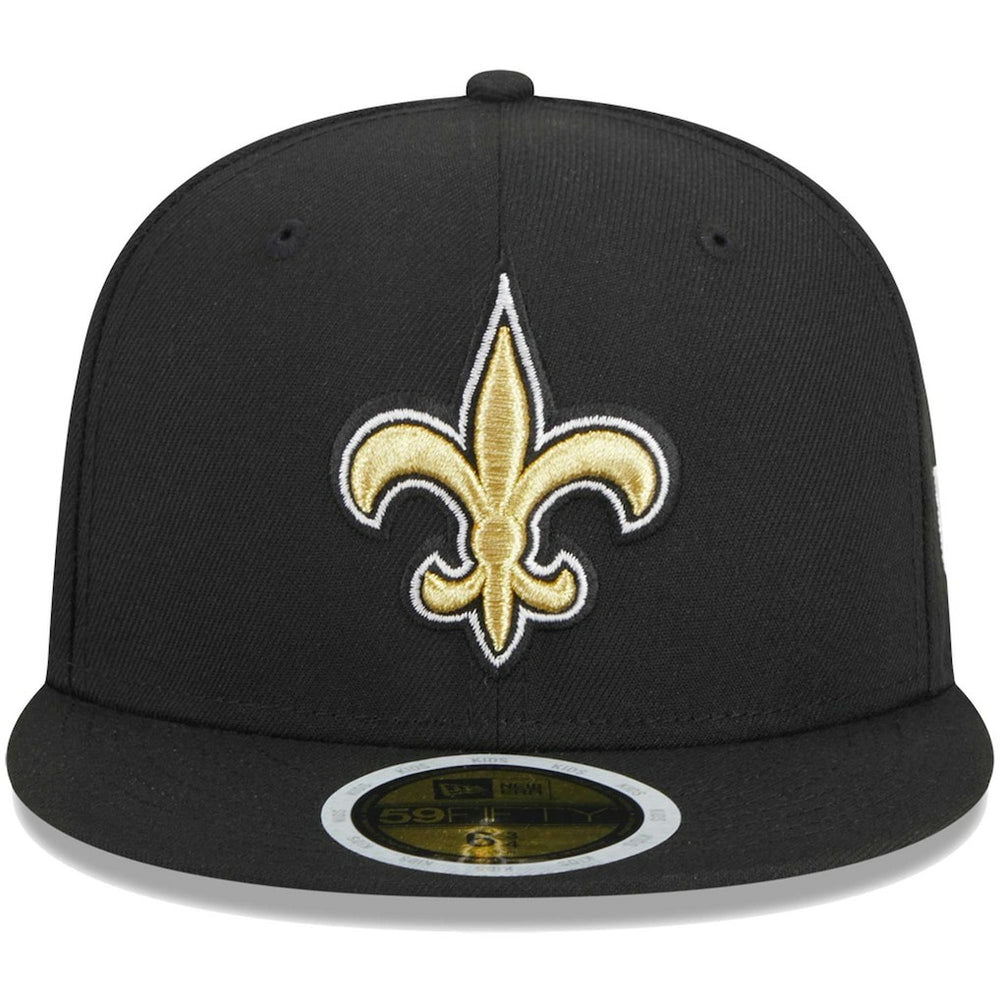 New Orleans Saints New Era Youth Main 59FIFTY Fitted Hat - Black online