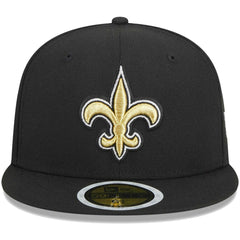 New Orleans Saints New Era Youth Main 59FIFTY Fitted Hat - Black online