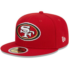 San Francisco 49ers New Era Youth Main 59FIFTY Fitted Hat - Scarlet discount