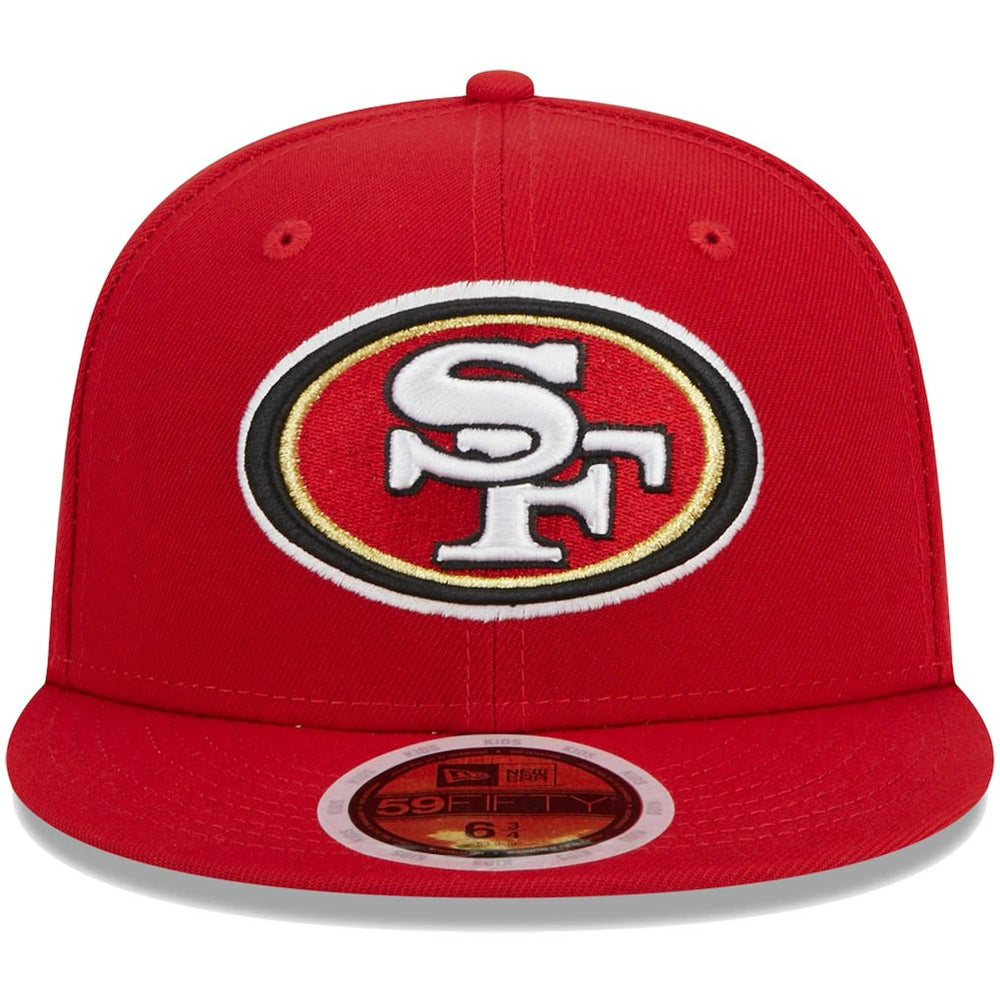 San Francisco 49ers New Era Youth Main 59FIFTY Fitted Hat - Scarlet discount