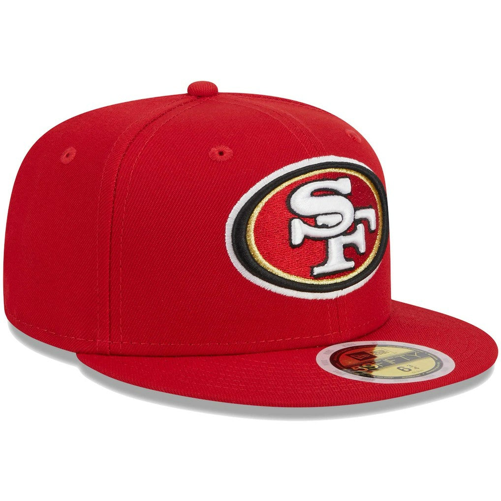 San Francisco 49ers New Era Youth Main 59FIFTY Fitted Hat - Scarlet discount
