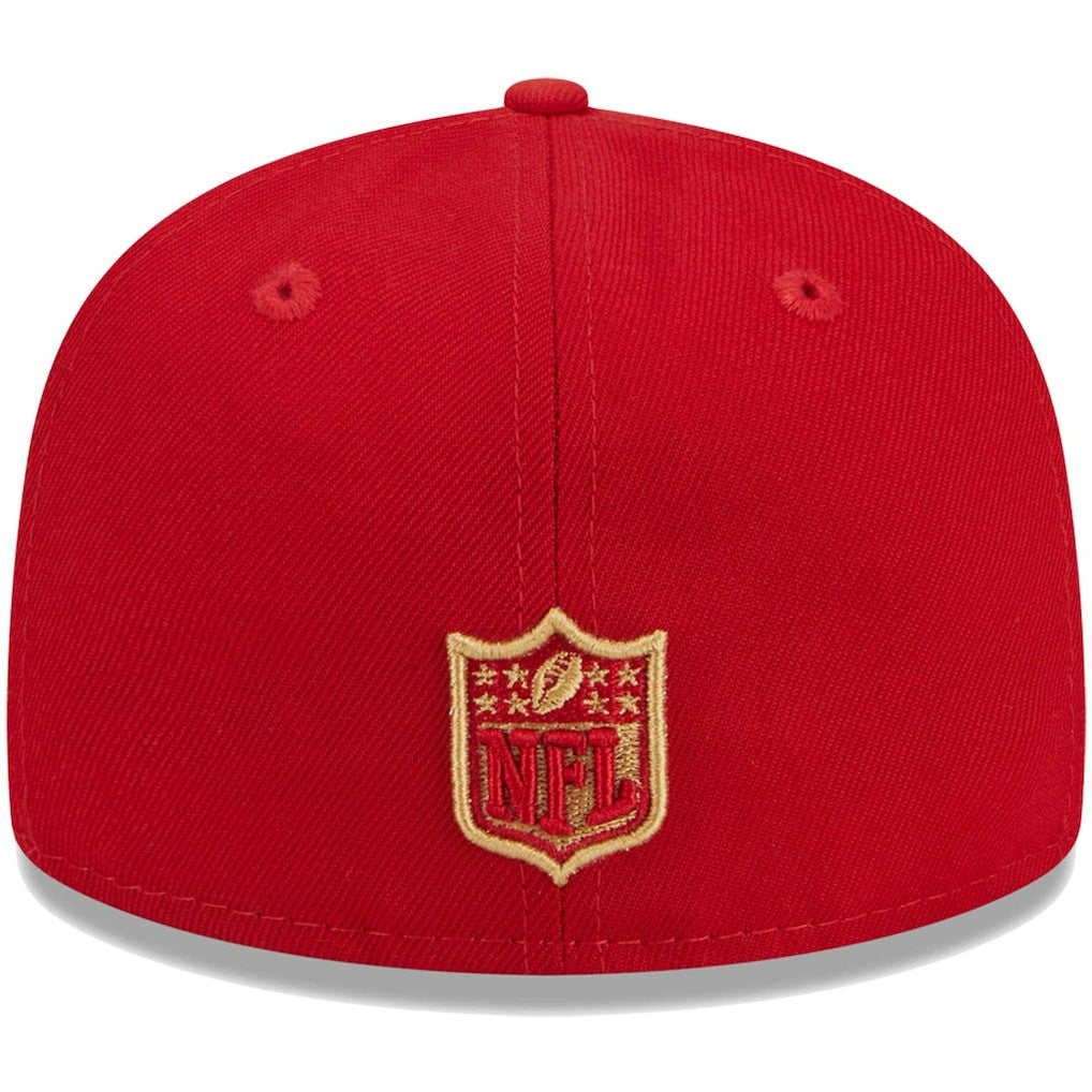 San Francisco 49ers New Era Youth Main 59FIFTY Fitted Hat - Scarlet discount