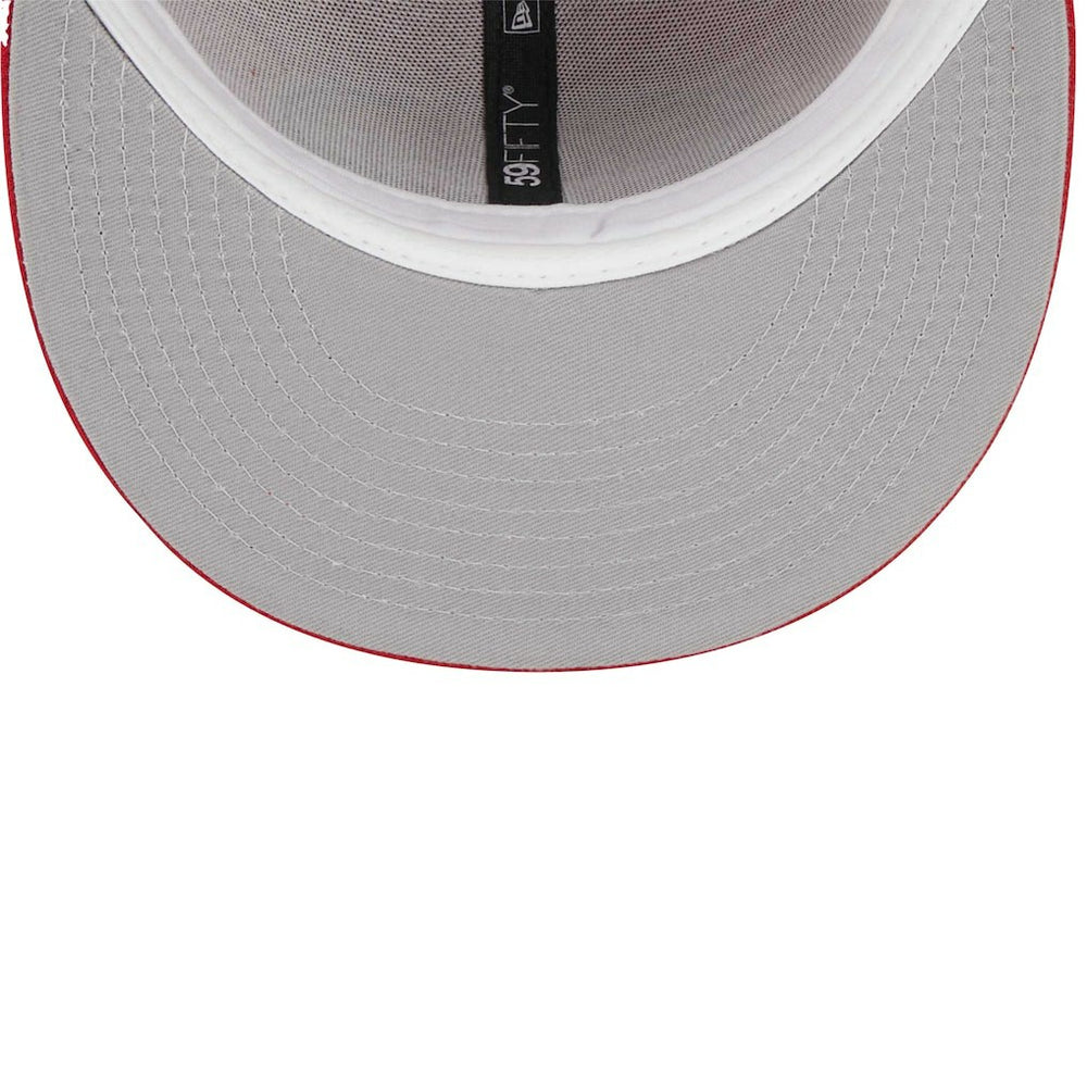 San Francisco 49ers New Era Youth Main 59FIFTY Fitted Hat - Scarlet discount